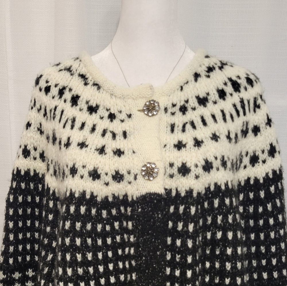 CJ Banks Button-Down Cape Cardigan